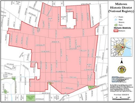 BLOG-MIDTOWN HISTORIC DISTRICT MAP 700x536