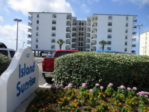 "Island Shores" condominium project located in Gulf Shores, Alabama.